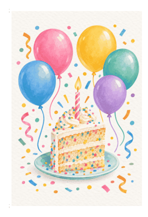 Preview of Free Printable Thank You Cards for Birthday Party