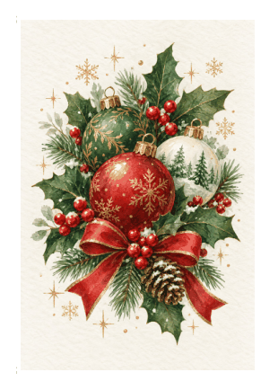 Preview of Free Printable Thank You Cards for Christmas